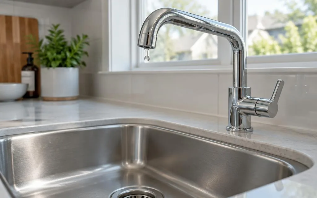 Dry kitchen faucet with no water coming out